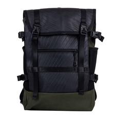 Colonel Vegan Water Resistant Backpack with Laptop Compartment via Paguro Upcycle